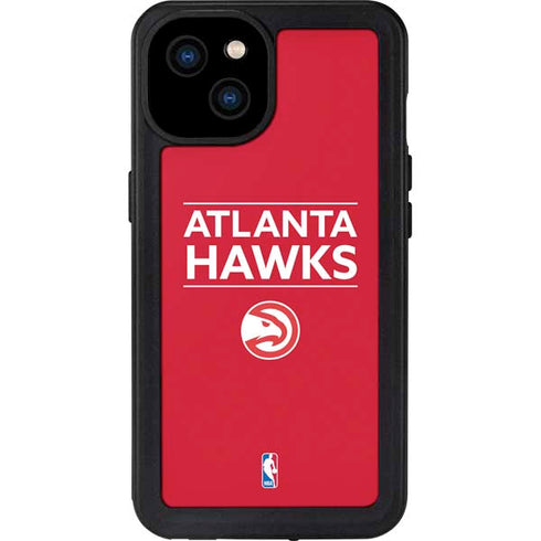 NBA Atlanta Hawks Standard - Red iPhone 15 Plus Waterproof Case