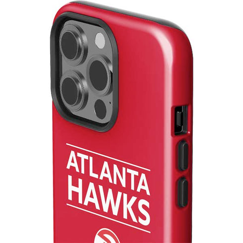 NBA Atlanta Hawks Standard - Red iPhone 15 Pro Impact Case
