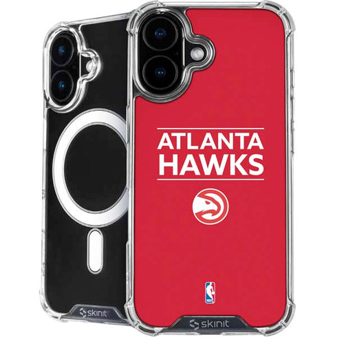 NBA Atlanta Hawks Standard - Red iPhone 16 MagSafe Case