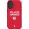 NBA Atlanta Hawks Standard - Red iPhone 16 Magsafe Impact Case