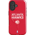 NBA Atlanta Hawks Standard - Red iPhone 16 Magsafe Impact Case