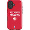 NBA Atlanta Hawks Standard - Red iPhone 16 Plus Impact Case