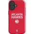 NBA Atlanta Hawks Standard - Red iPhone 16 Plus Impact Case