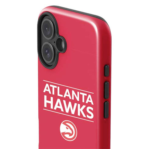 NBA Atlanta Hawks Standard - Red iPhone 16 Plus Impact Case