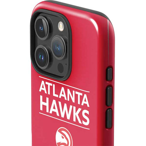 NBA Atlanta Hawks Standard - Red iPhone 16 Pro Impact Case