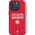 NBA Atlanta Hawks Standard - Red iPhone 16 Pro Max Magsafe Impact Case