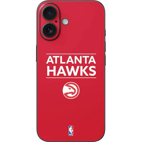 NBA Atlanta Hawks Standard - Red iPhone 16 Skin
