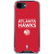 NBA Atlanta Hawks Standard - Red iPhone 16e Clear Case