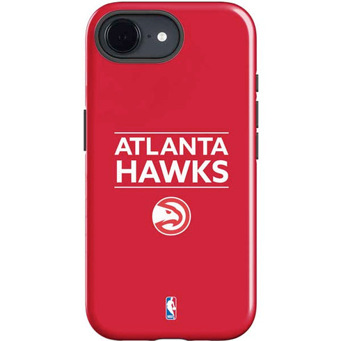 NBA Atlanta Hawks Standard - Red iPhone 16e Impact Case