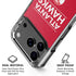 NBA Atlanta Hawks Standard - Red iPhone 18 Pro Clear Case