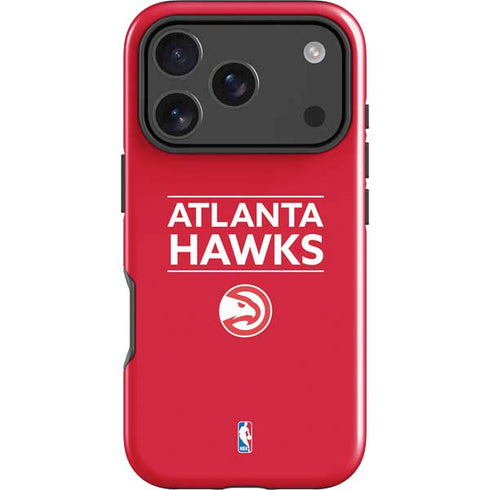 NBA Atlanta Hawks Standard - Red iPhone 18 Pro Max Impact Case