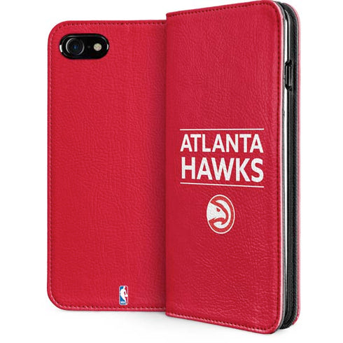NBA Atlanta Hawks Standard - Red iPhone SE (2nd & 3rd Gen) Folio Case