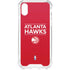 NBA Atlanta Hawks Standard - Red iPhone XS Clear Case