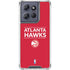 NBA Atlanta Hawks Standard - Red Moto G 5G (2025) Clear Case