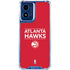 NBA Atlanta Hawks Standard - Red Moto G 5G (2024) Clear Case