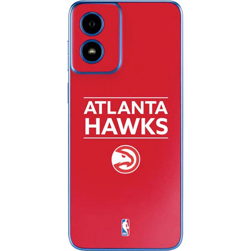 NBA Atlanta Hawks Standard - Red Moto G Play 4G (2024) Skin