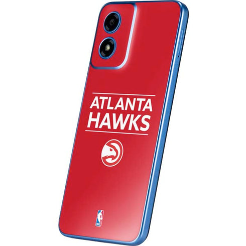NBA Atlanta Hawks Standard - Red Moto G Play 4G (2024) Skin