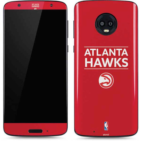NBA Atlanta Hawks Standard - Red Moto G6 Skin