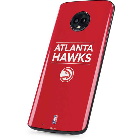 NBA Atlanta Hawks Standard - Red Moto G6 Skin