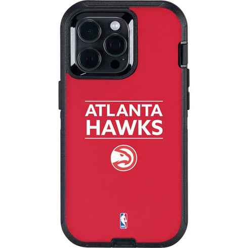 NBA Atlanta Hawks Standard - Red Otterbox Defender iPhone Skin