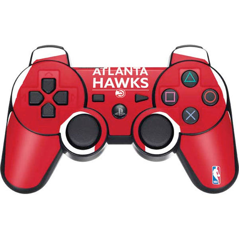 NBA Atlanta Hawks Standard - Red PS3 Dual Shock wireless controller Skin