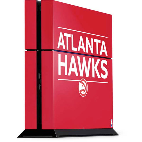 NBA Atlanta Hawks Standard - Red PS4 Console Skin