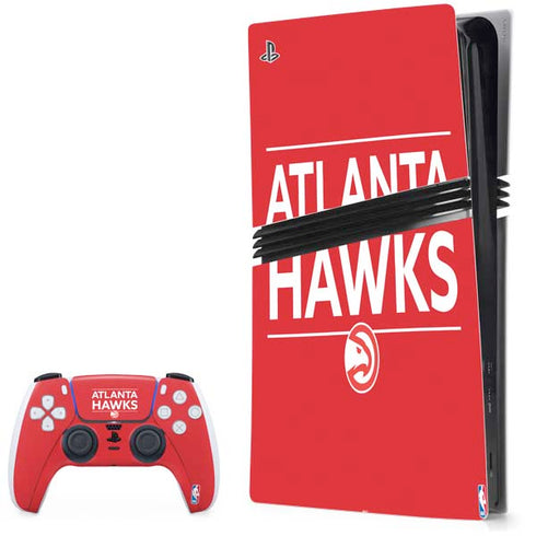 NBA Atlanta Hawks Standard - Red PS5 Pro Bundle Skin