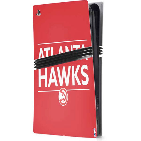 NBA Atlanta Hawks Standard - Red PS5 Pro Console Skin