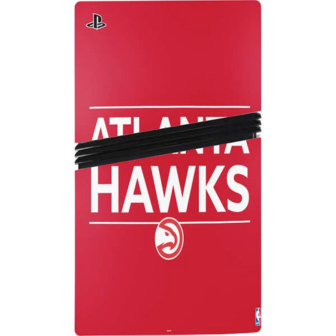 NBA Atlanta Hawks Standard - Red PS5 Pro Console Skin