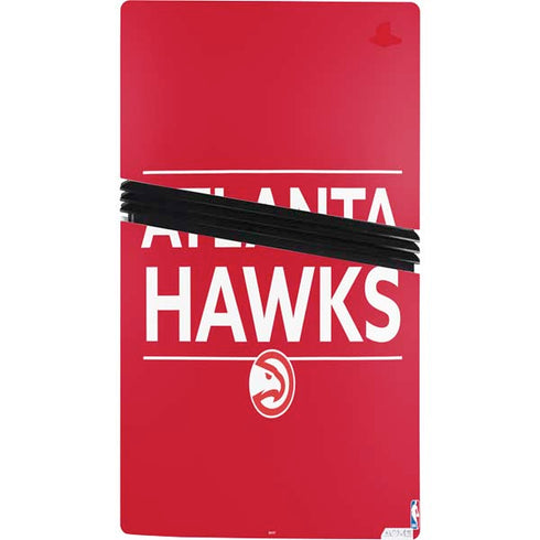NBA Atlanta Hawks Standard - Red PS5 Pro Console Skin