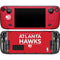NBA Atlanta Hawks Standard - Red Steam Deck Handheld Gaming Computer Skin