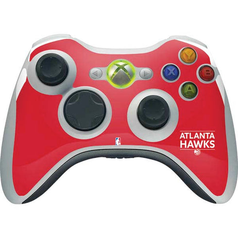 NBA Atlanta Hawks Standard - Red Xbox 360 Wireless Controller Skin