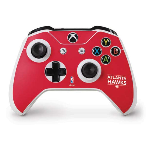 NBA Atlanta Hawks Standard - Red Xbox One S Controller Skin
