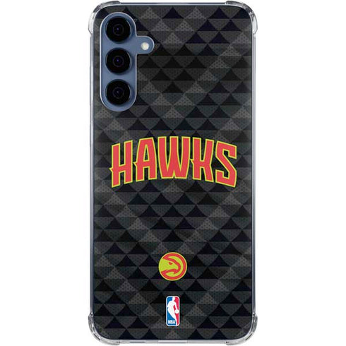 NBA Atlanta Hawks Team Jersey Galaxy A35 5G Clear Case