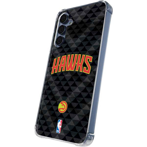 NBA Atlanta Hawks Team Jersey Galaxy A35 5G Clear Case