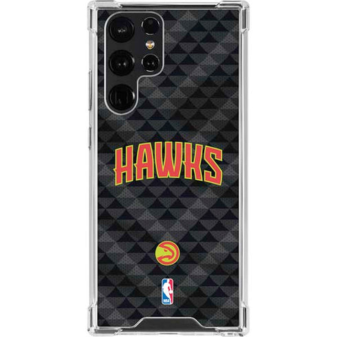 NBA Atlanta Hawks Team Jersey Galaxy S23 Ultra Clear Case