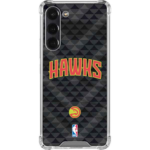 NBA Atlanta Hawks Team Jersey Galaxy S24 FE Clear Case