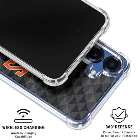 NBA Atlanta Hawks Team Jersey Galaxy S25 FE Clear Case