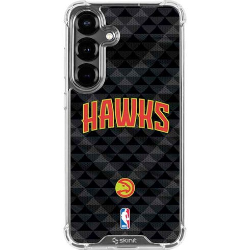 NBA Atlanta Hawks Team Jersey Galaxy S26 Plus Clear Case