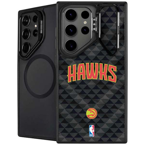 NBA Atlanta Hawks Team Jersey Galaxy S26 Ultra Kickstand Case