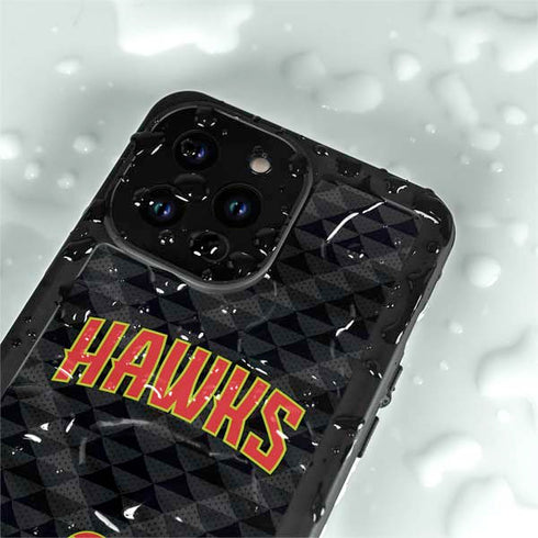 NBA Atlanta Hawks Team Jersey iPhone 15 Pro Waterproof Case