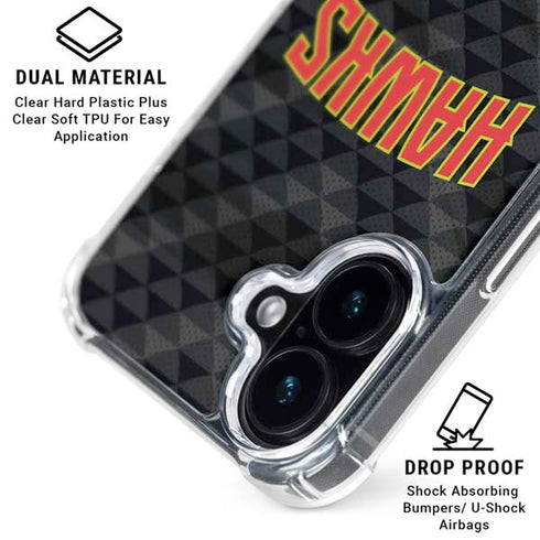 NBA Atlanta Hawks Team Jersey iPhone 16 Clear Case