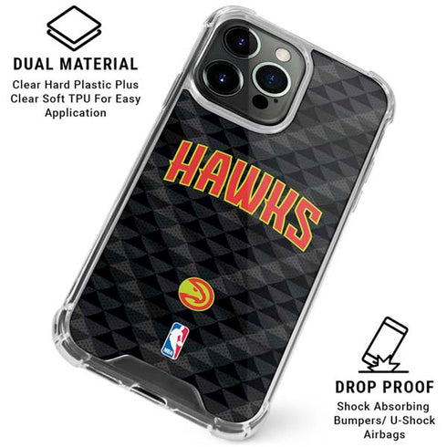 NBA Atlanta Hawks Team Jersey iPhone 16 Pro Max Clear Case