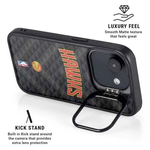 NBA Atlanta Hawks Team Jersey iPhone 16e Kickstand Case