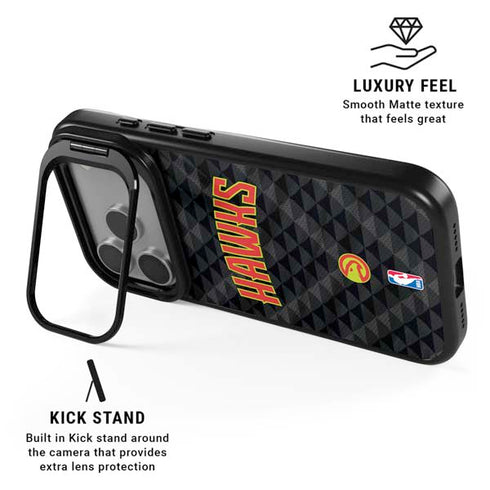 NBA Atlanta Hawks Team Jersey iPhone 17 Pro Kickstand Case