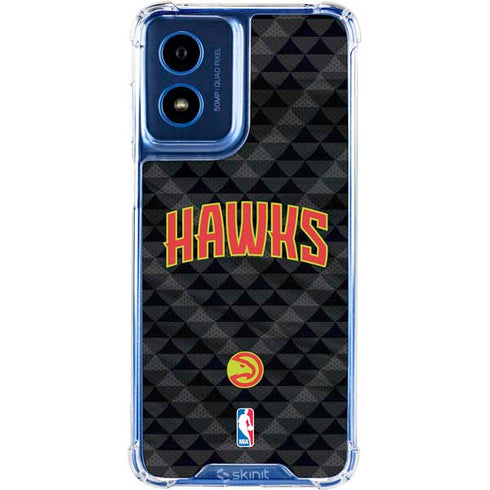 NBA Atlanta Hawks Team Jersey Moto G 5G (2024) Clear Case