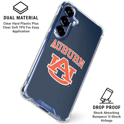 Auburn University AU Galaxy S25 FE Clear Case