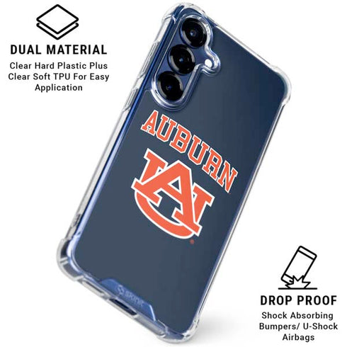 Auburn University AU Galaxy S25 Plus Clear Case