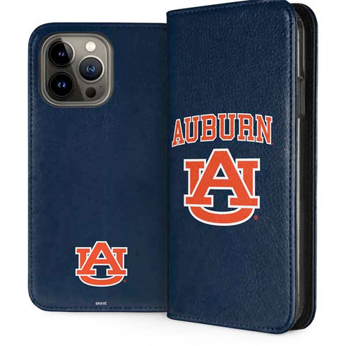 Auburn University AU iPhone 13 Pro Max Folio Case