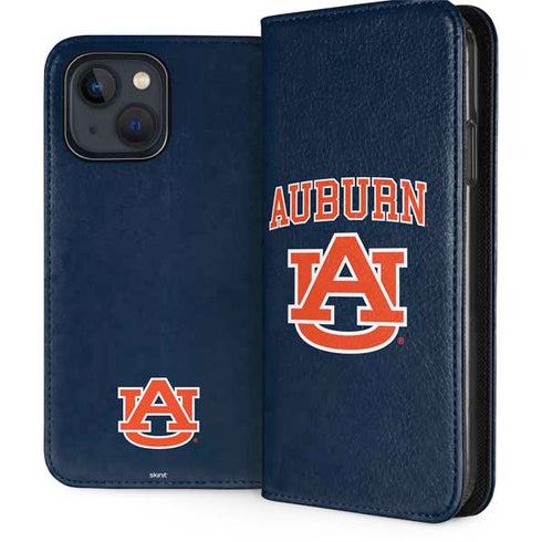 Auburn University AU iPhone 15 Plus Folio Case